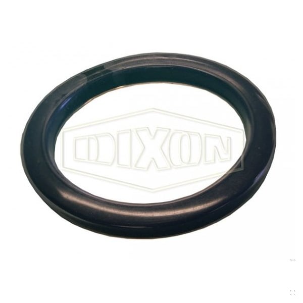 Cam and Groove Encapsulated Gasket, 1-1/4 in Nominal, 1-11/32 ID x 1-15/16 OD x 1/4 in Thick, PTFE E